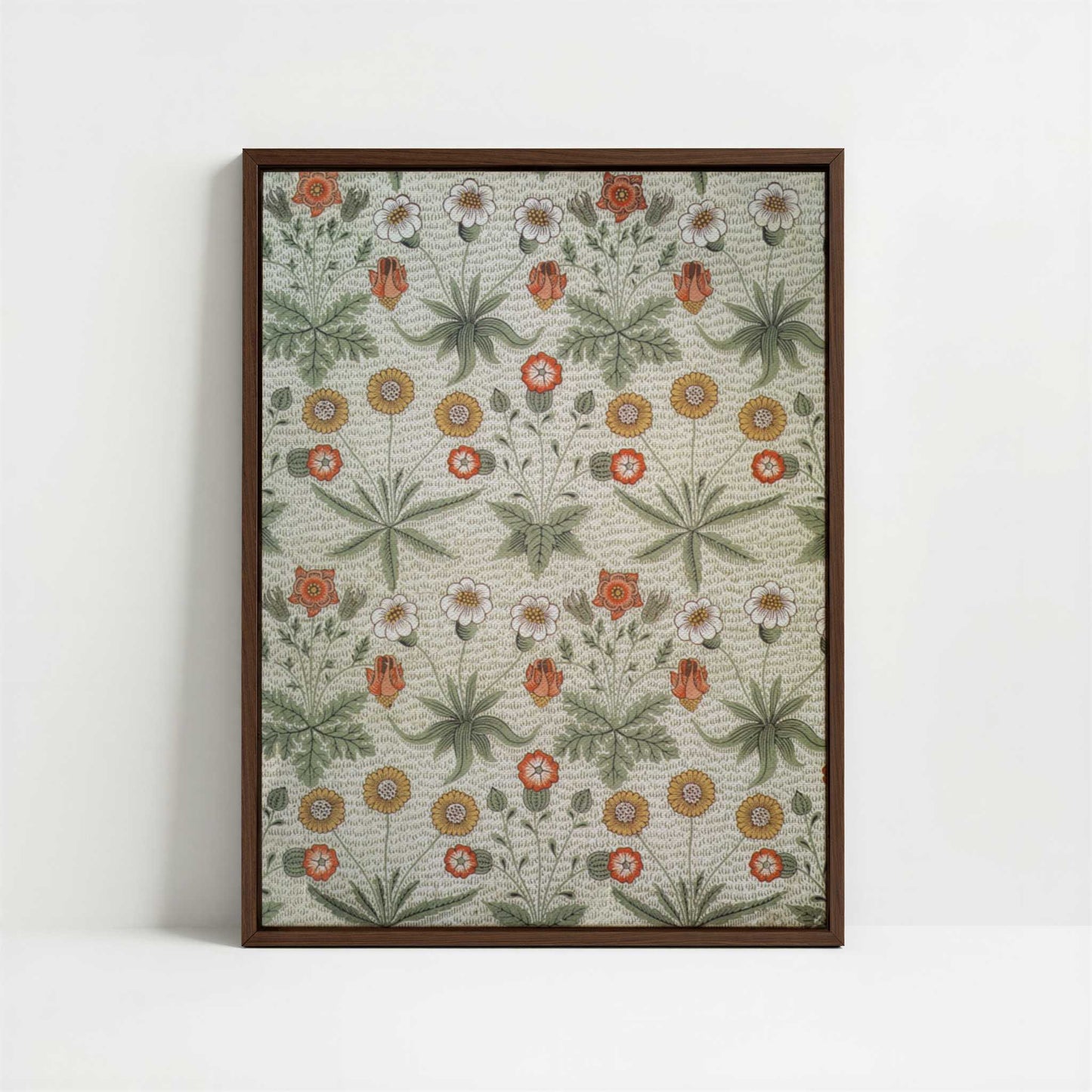 Framed Canvas - Framed canvas in dark wood color frame