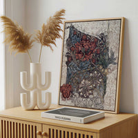 Framed Canvas - Framed canvas in a stylish interior setting