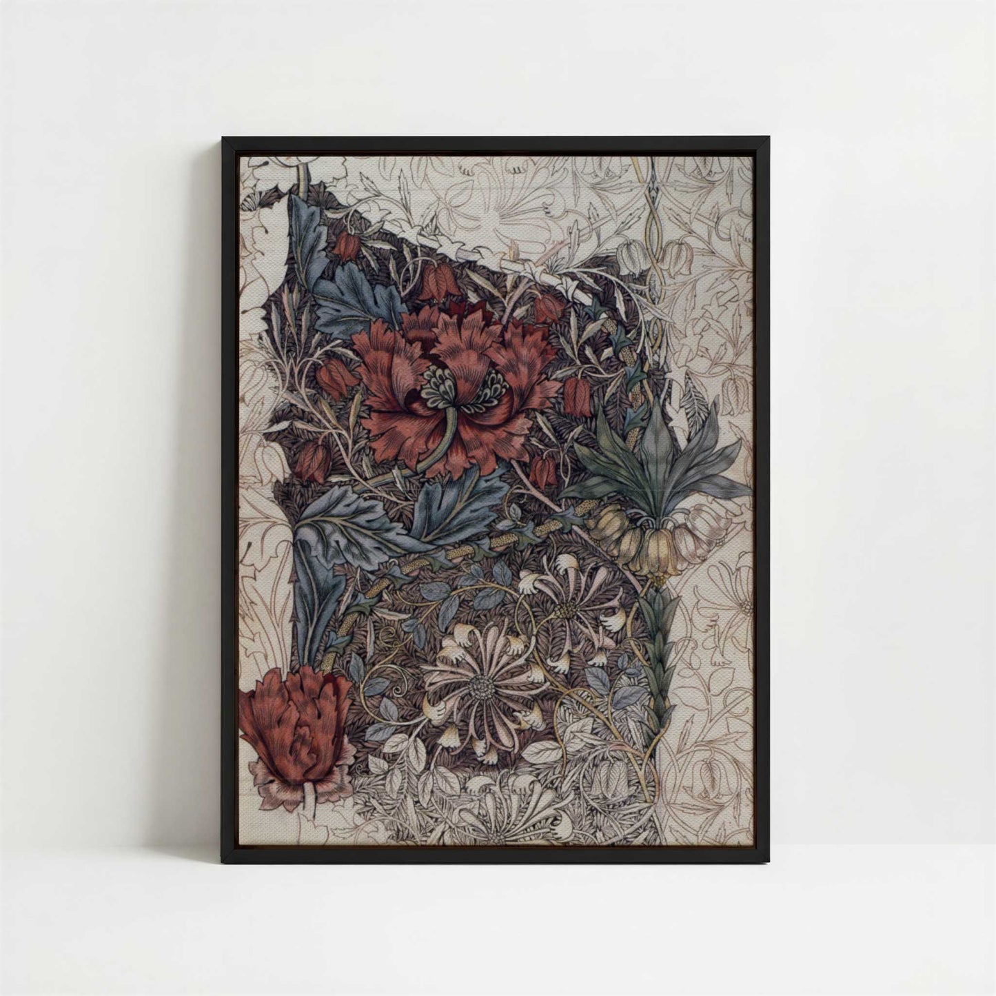 Framed Canvas - Framed canvas in black frame