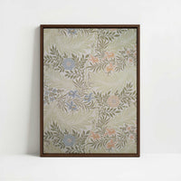Framed Canvas - Framed canvas in dark wood color frame