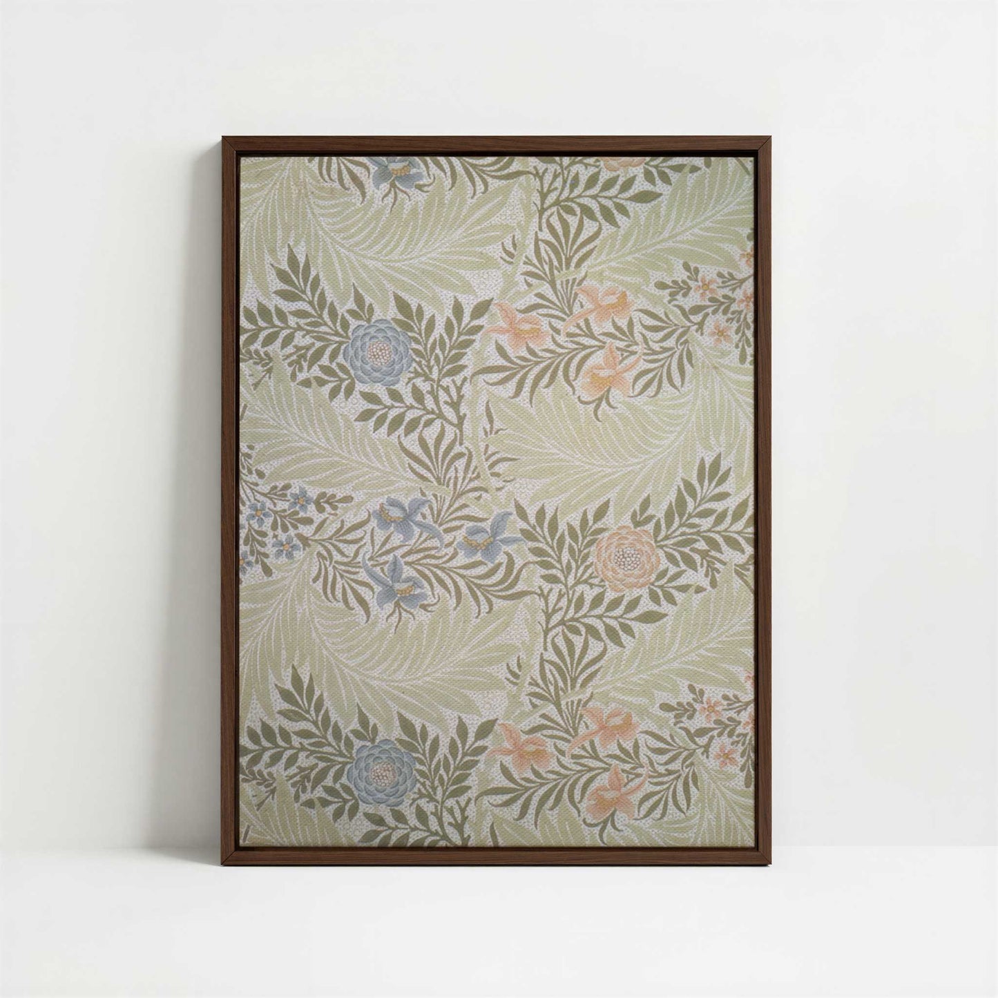 Framed Canvas - Framed canvas in dark wood color frame