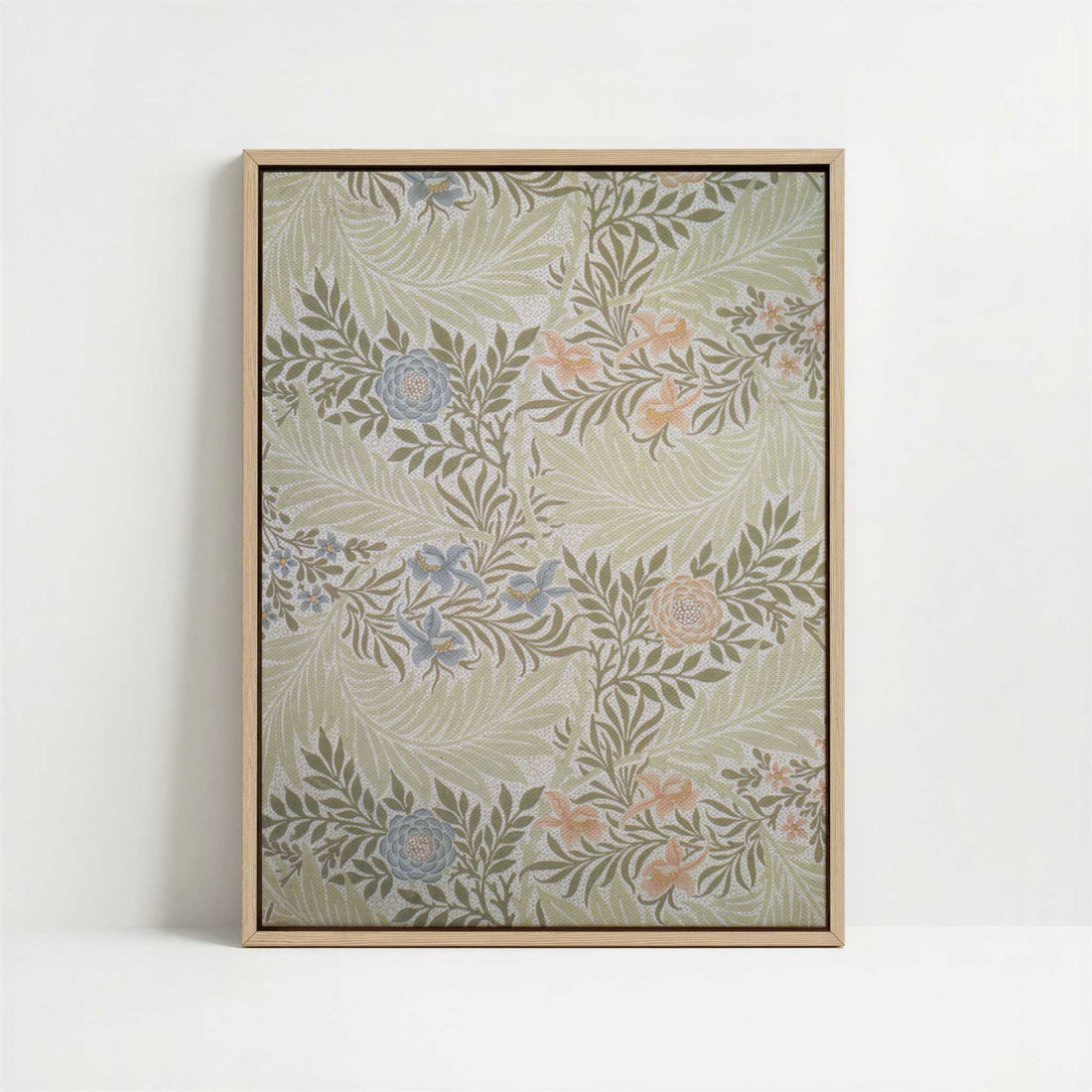 Framed Canvas - Framed canvas in oak color frame