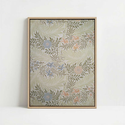 Framed Canvas - Framed canvas in oak color frame