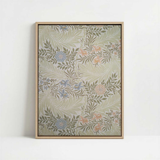 Framed Canvas - Framed canvas in oak color frame
