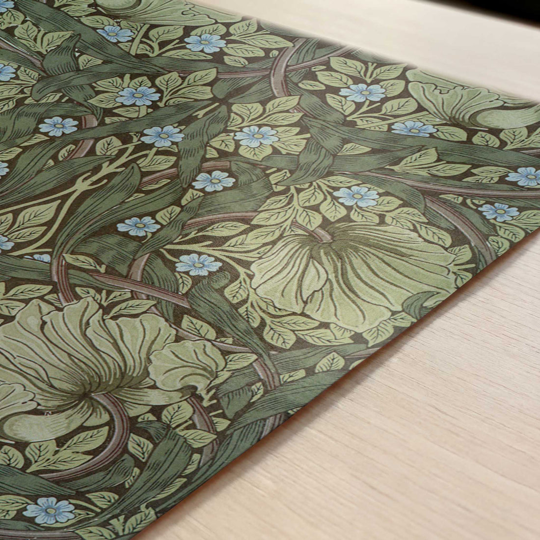 Design for Pimpernel Wallpaper (1876) by William Morris – Art Print - Close-up detail of the art print