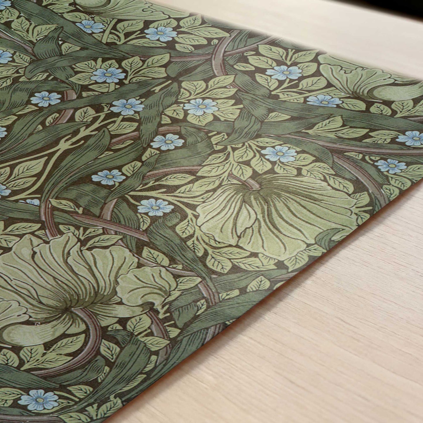 Design for Pimpernel Wallpaper (1876) by William Morris – Art Print - Close-up detail of the art print