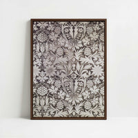 Framed Canvas - Framed canvas in dark wood color frame