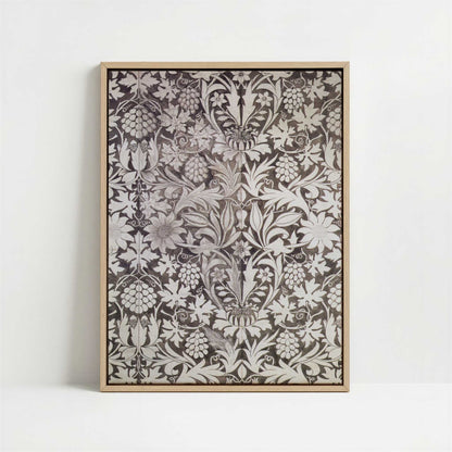 Framed Canvas - Framed canvas in oak color frame