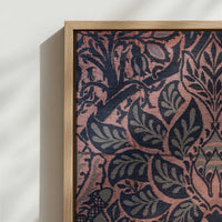 Framed Canvas - Close-up detail and texture of the framed canvas