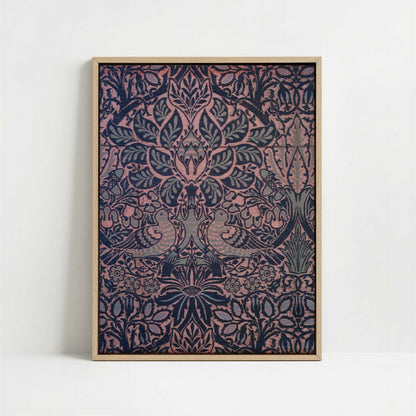 Framed Canvas - Framed canvas in oak color frame