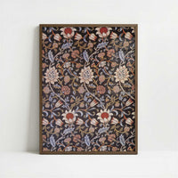 Evenlode (1883) by William Morris – Art Print - Art print in dark wood frame