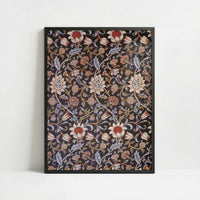 Evenlode (1883) by William Morris – Art Print - Art print in black frame