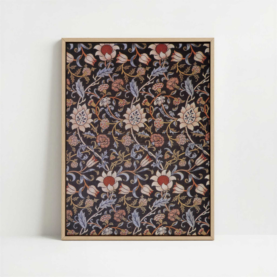 Framed Canvas - Framed canvas in oak color frame