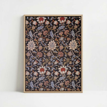 Framed Canvas - Framed canvas in oak color frame