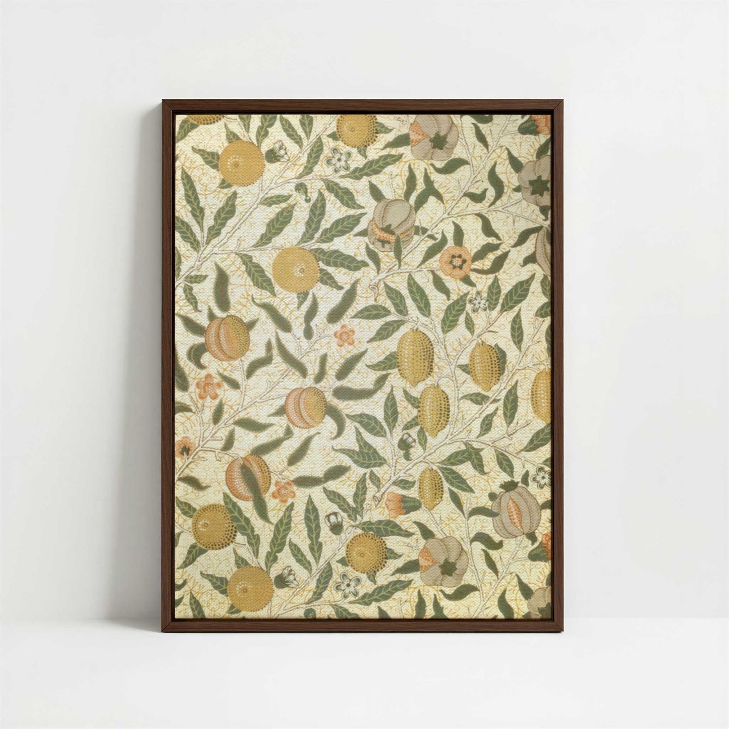 Framed Canvas - Framed canvas in dark wood color frame
