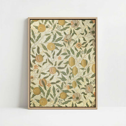 Framed Canvas - Framed canvas in oak color frame