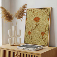 Framed Canvas - Framed canvas in a stylish interior setting