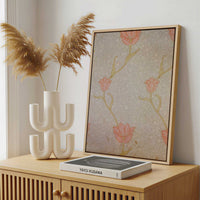 Framed Canvas - Framed canvas in a stylish interior setting
