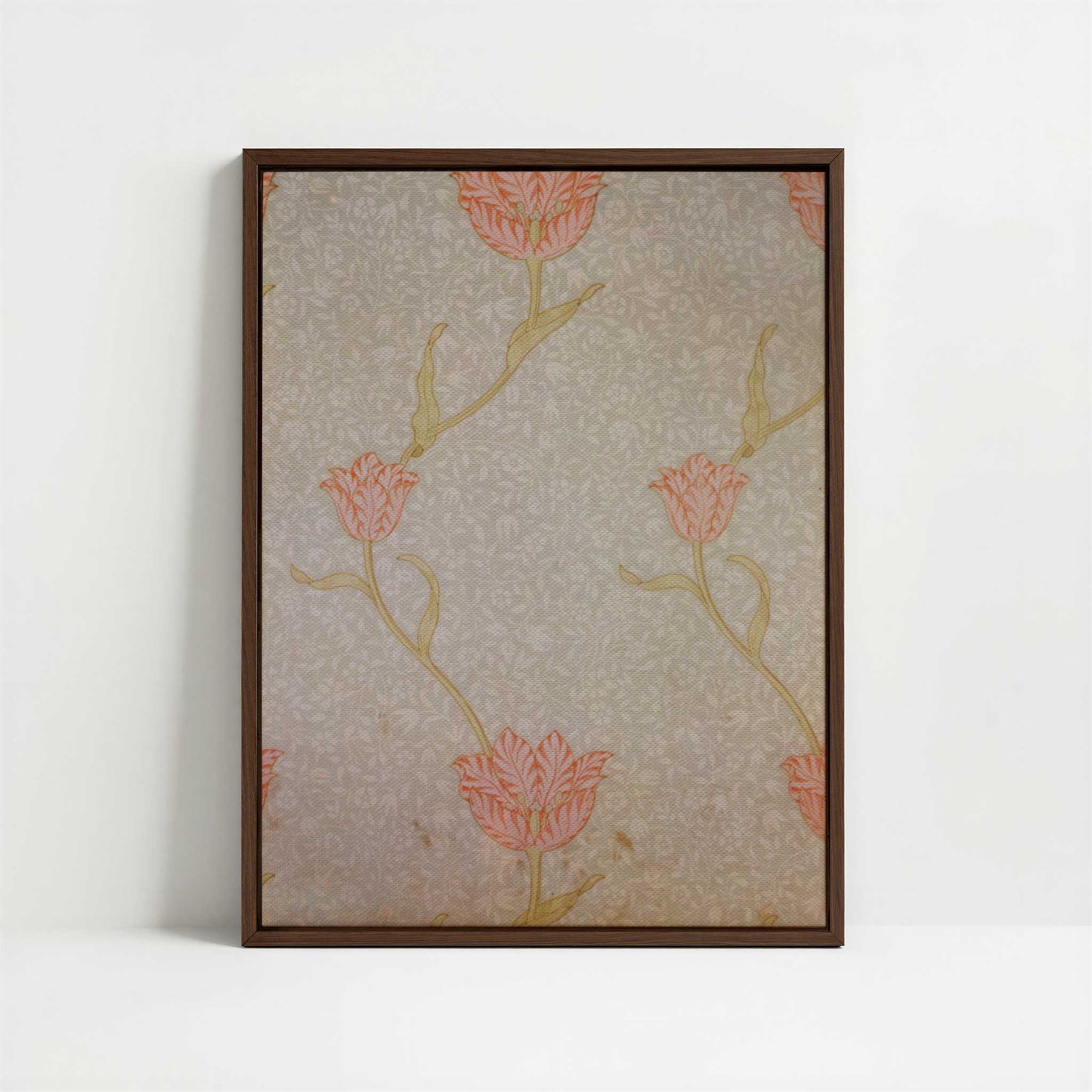 Framed Canvas - Framed canvas in dark wood color frame