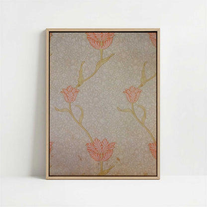Framed Canvas - Framed canvas in oak color frame
