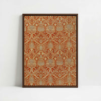 Framed Canvas - Framed canvas in dark wood color frame