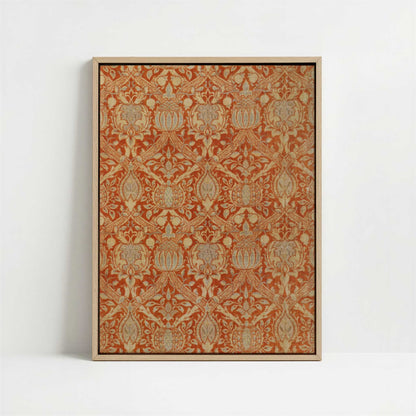 Framed Canvas - Framed canvas in oak color frame