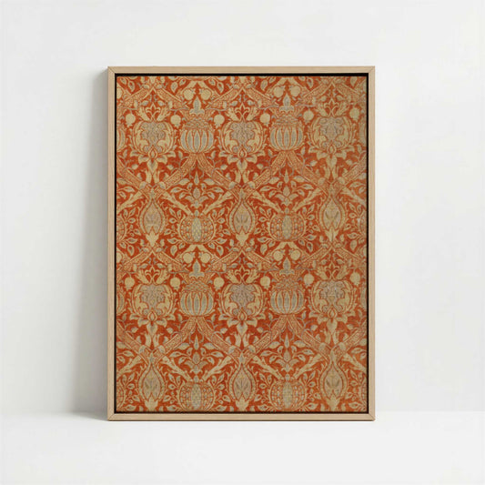 Framed Canvas - Framed canvas in oak color frame