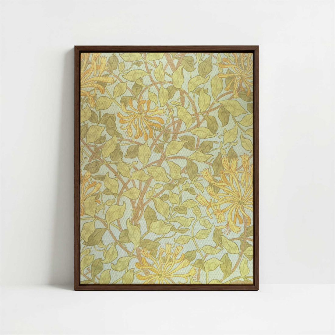 Framed Canvas - Framed canvas in dark wood color frame