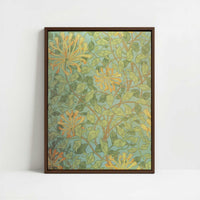 Framed Canvas - Framed canvas in dark wood color frame