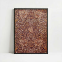 Honeysuckle (1876) by William Morris – Art Print - Art print in black frame