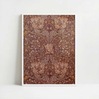 Honeysuckle (1876) by William Morris – Art Print - Art print in white frame