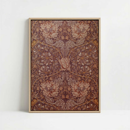 Framed Canvas - Framed canvas in oak color frame