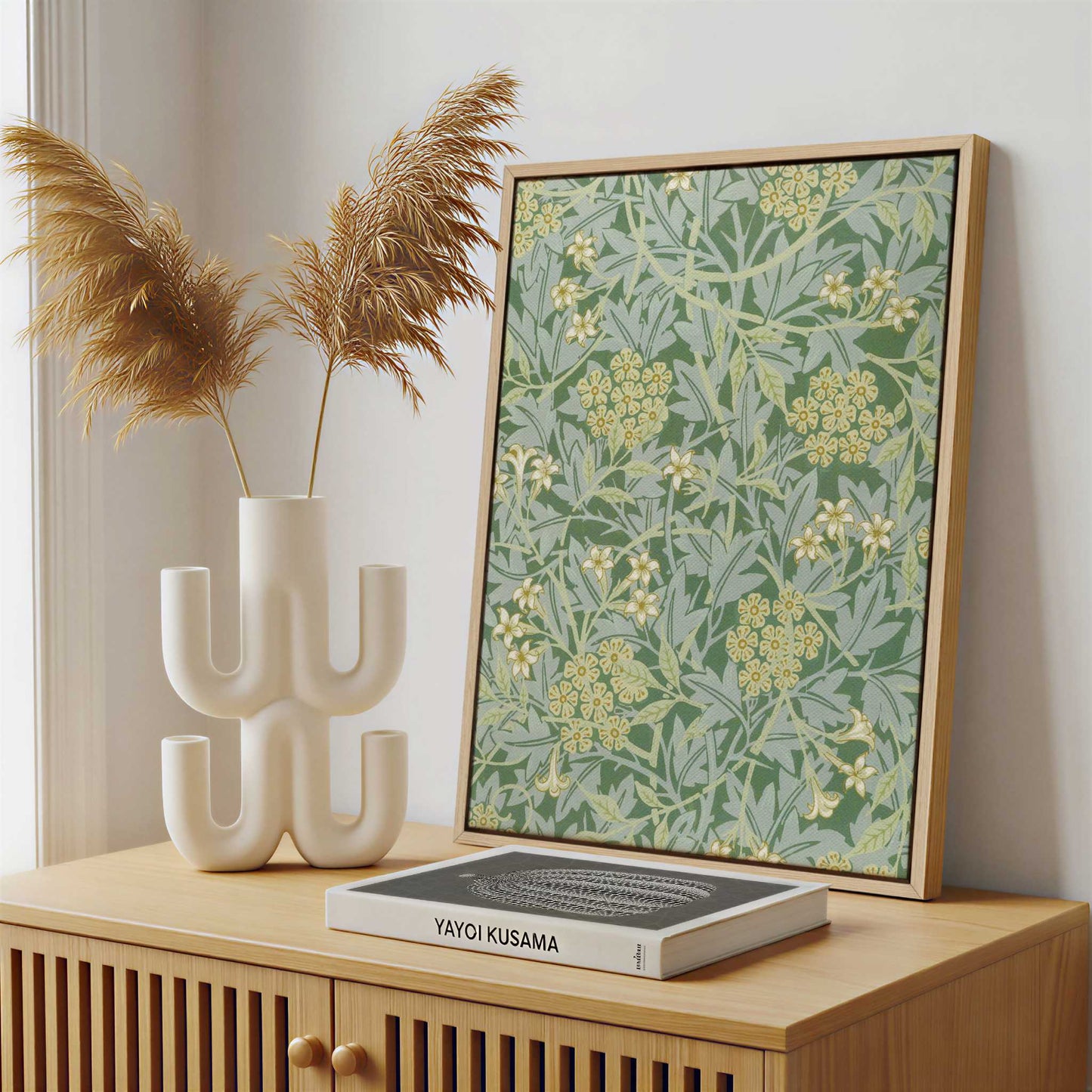 Framed Canvas - Framed canvas in a stylish interior setting