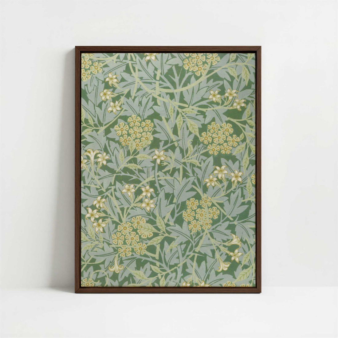 Framed Canvas - Framed canvas in dark wood color frame