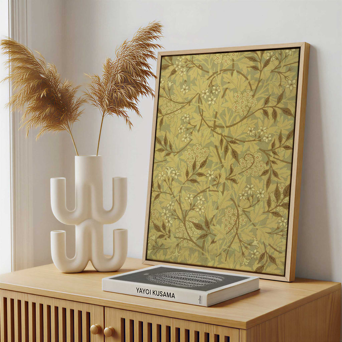 Framed Canvas - Framed canvas in a stylish interior setting