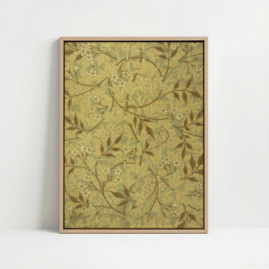 Framed Canvas - Framed canvas in oak color frame