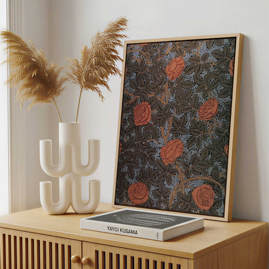 Framed Canvas - Framed canvas in a stylish interior setting