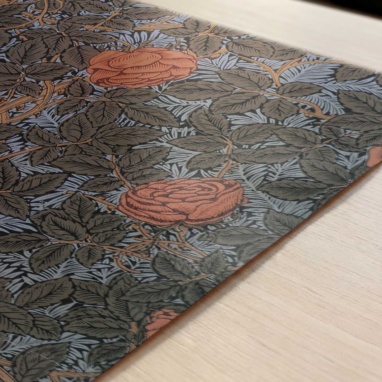 Lea Wallpaper (1880s) by William Morris – Art Print - Close-up detail of the art print