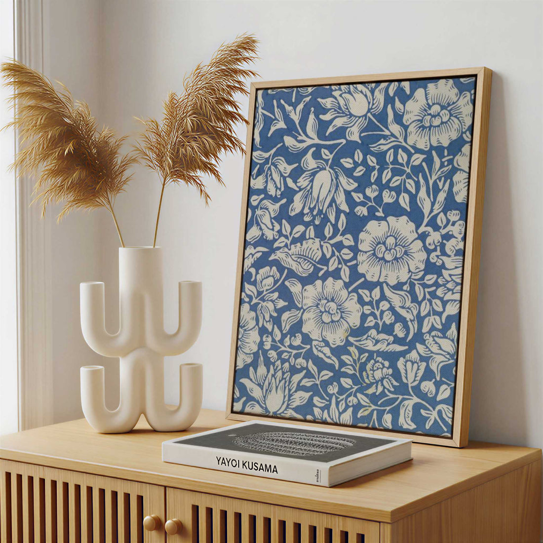 Framed Canvas - Framed canvas in a stylish interior setting