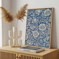 Framed Canvas - Framed canvas in a stylish interior setting