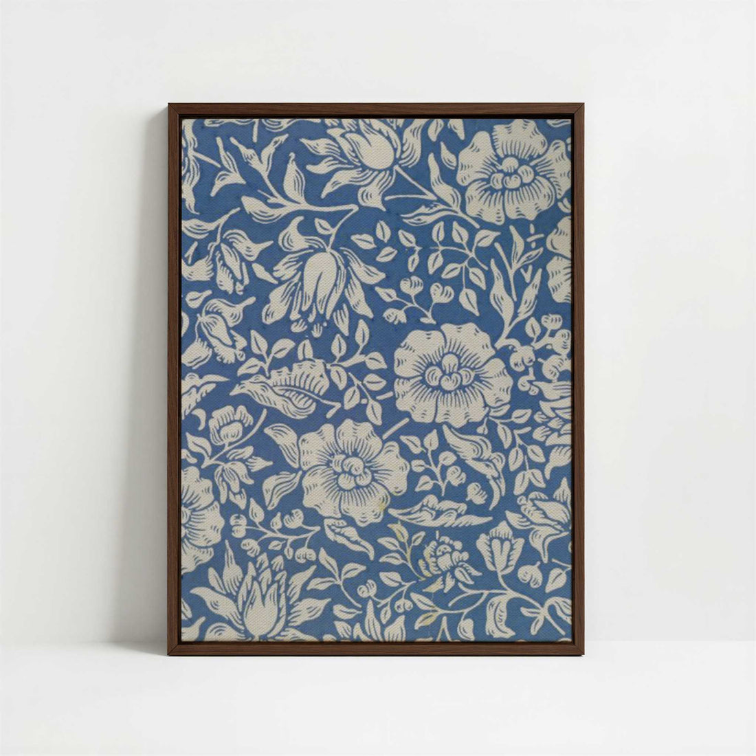 Framed Canvas - Framed canvas in dark wood color frame