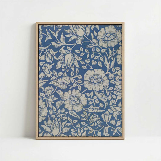 Framed Canvas - Framed canvas in oak color frame