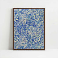 Framed Canvas - Framed canvas in dark wood color frame