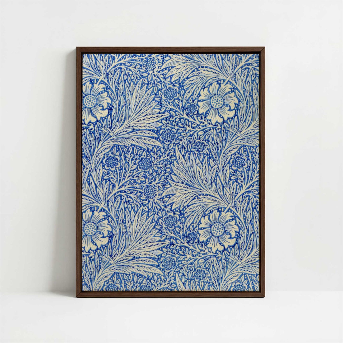 Framed Canvas - Framed canvas in dark wood color frame