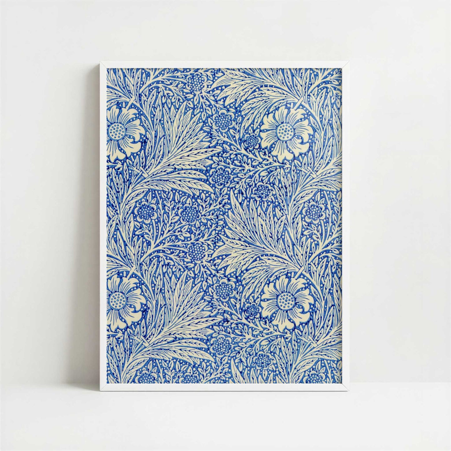 Marigold (1887) by William Morris – Art Print - Art print in white frame