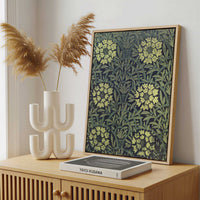 Framed Canvas - Framed canvas in a stylish interior setting