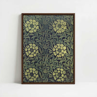 Framed Canvas - Framed canvas in dark wood color frame