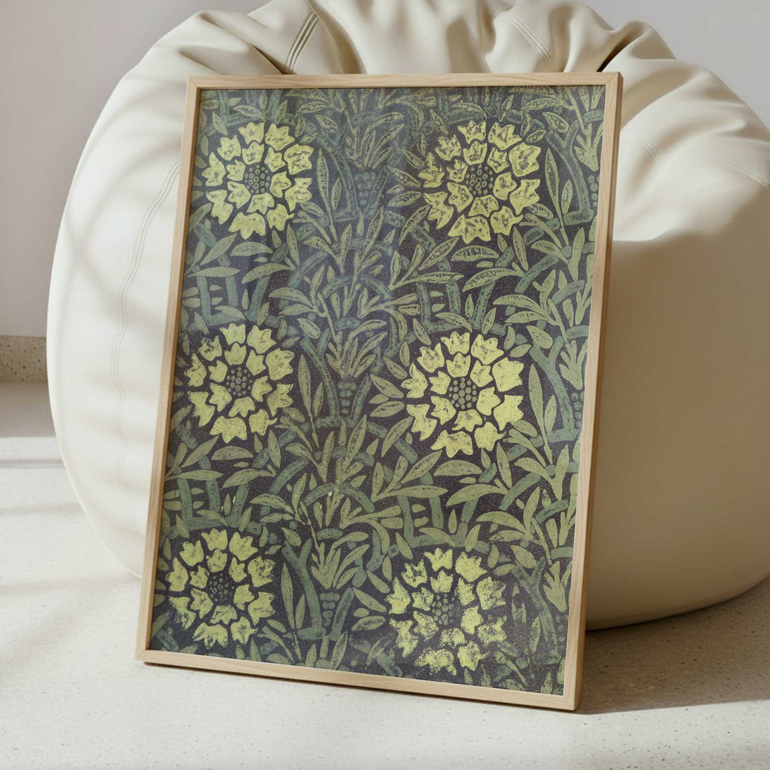 Printed Linoleum (1875) by William Morris – Art Print - Interior inspiration