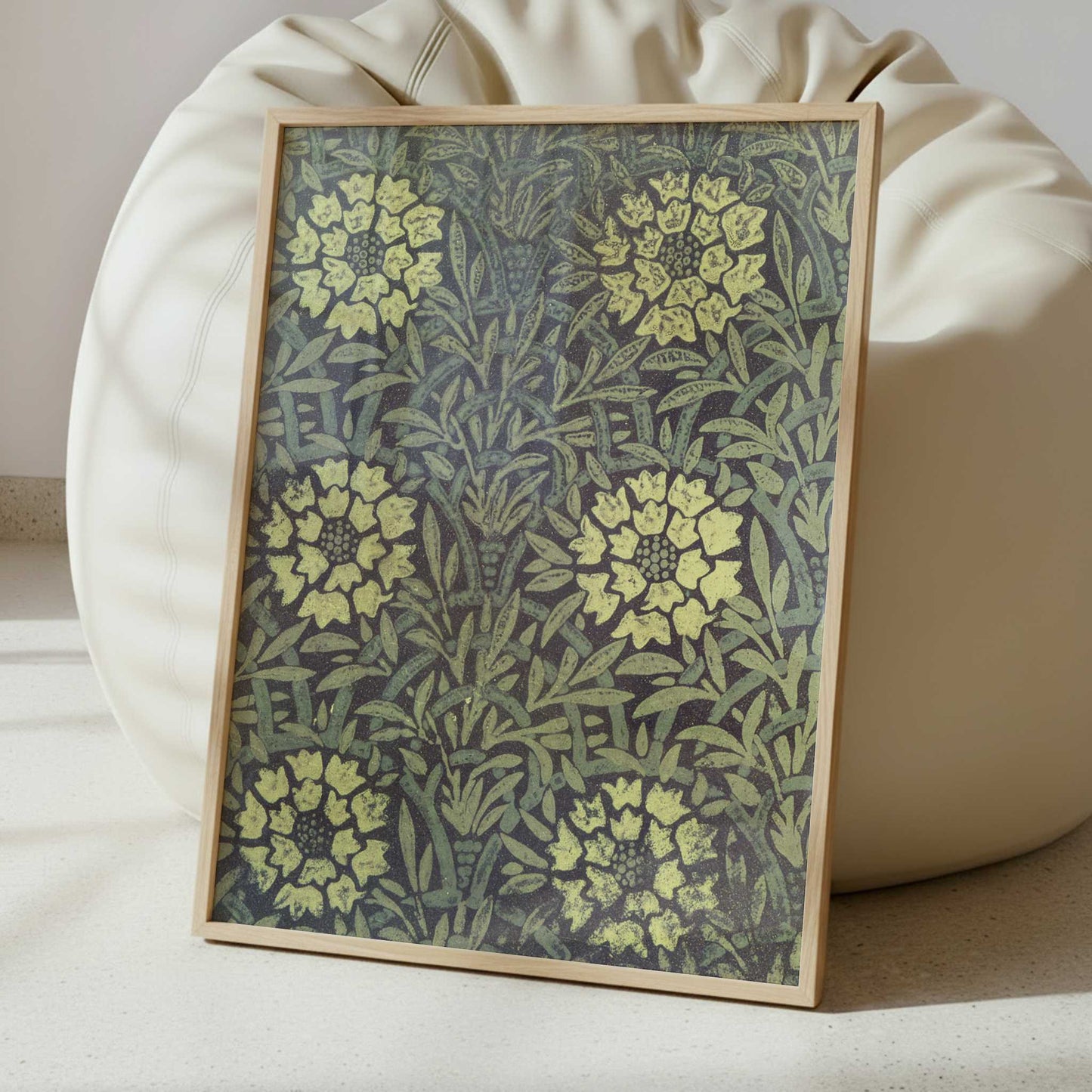 Printed Linoleum (1875) by William Morris – Art Print - Interior inspiration