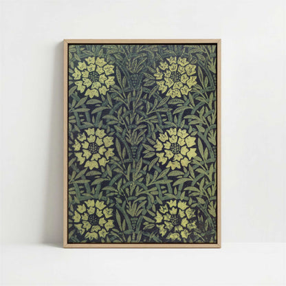 Framed Canvas - Framed canvas in oak color frame